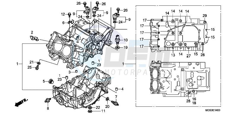 CRANKCASE blueprint