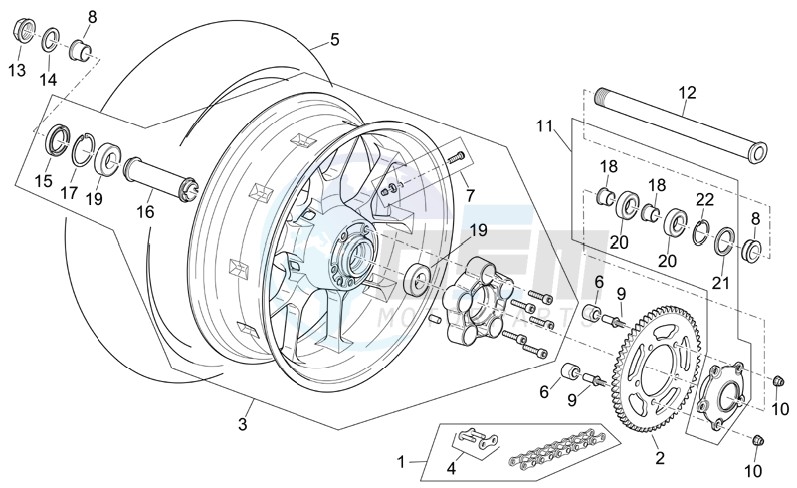 Rear wheel Factory - Dream II blueprint