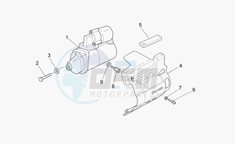 Starter motor image