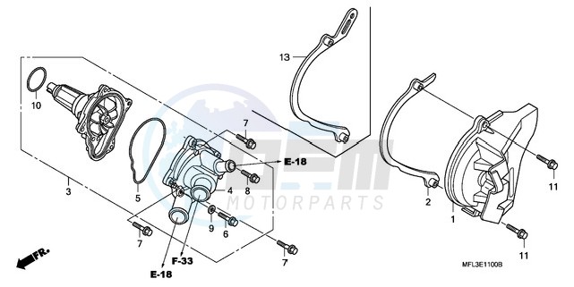 WATER PUMP blueprint