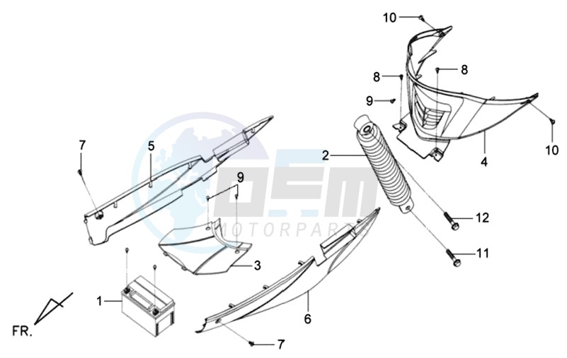 REAR SUSPENSION - COWLING image