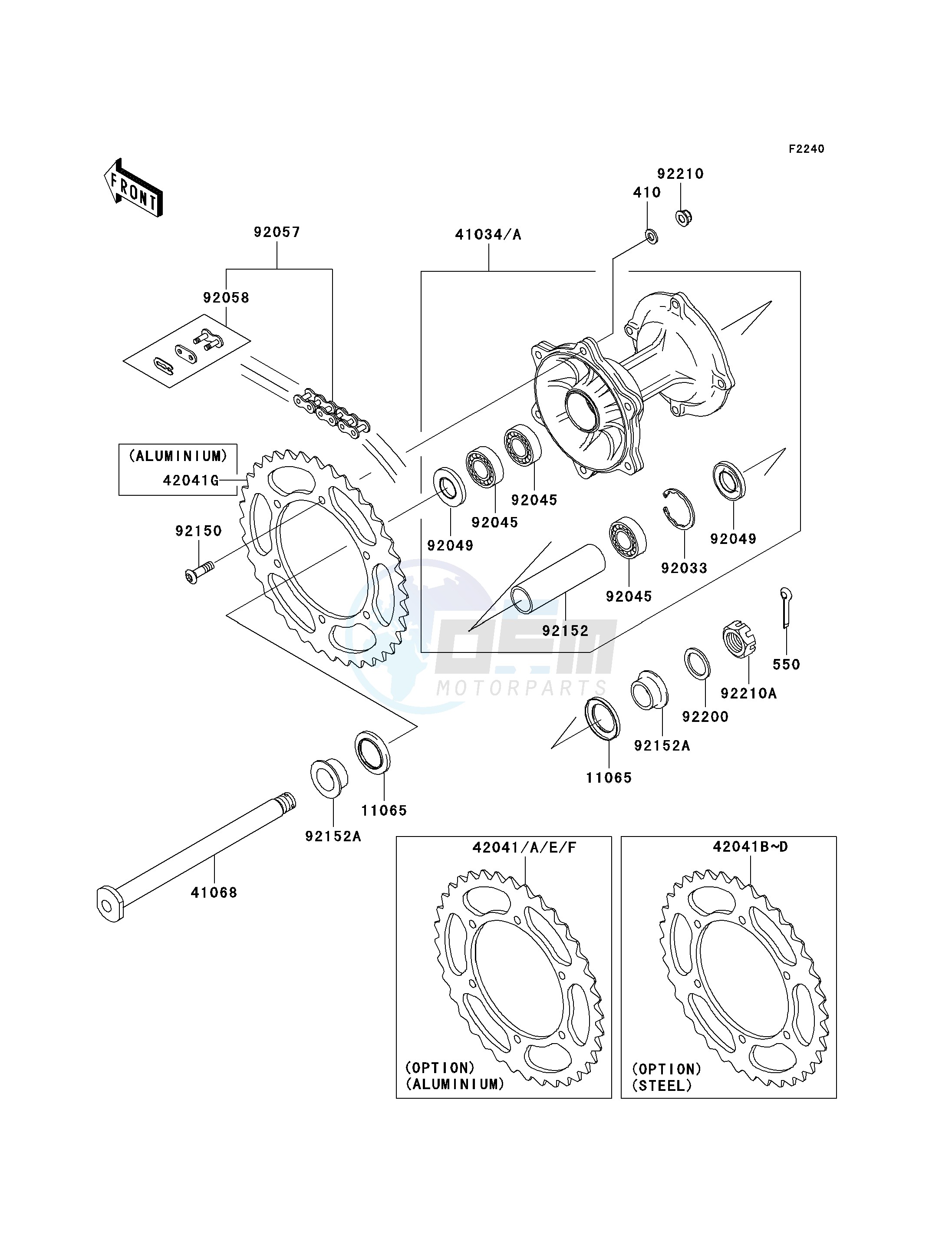 REAR HUB blueprint