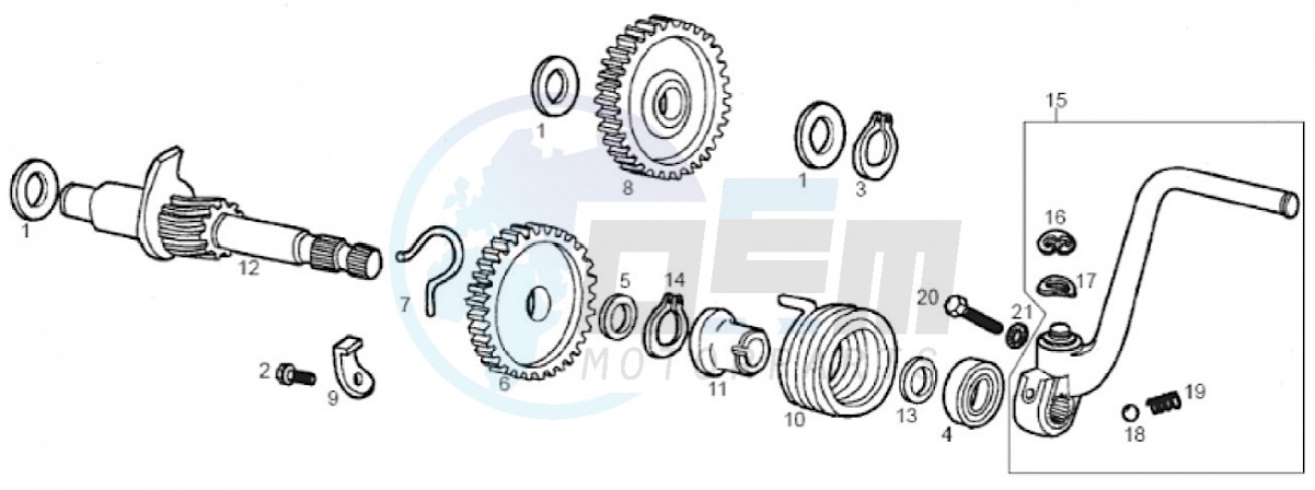 Starter assembly (Positions) image