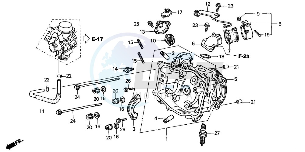 CYLINDER HEAD blueprint