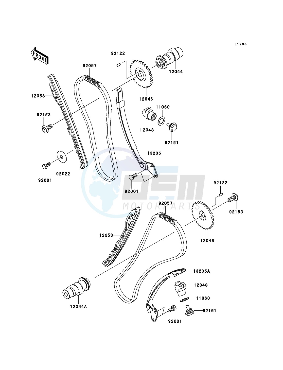 Camshaft(s)/Tensioner blueprint