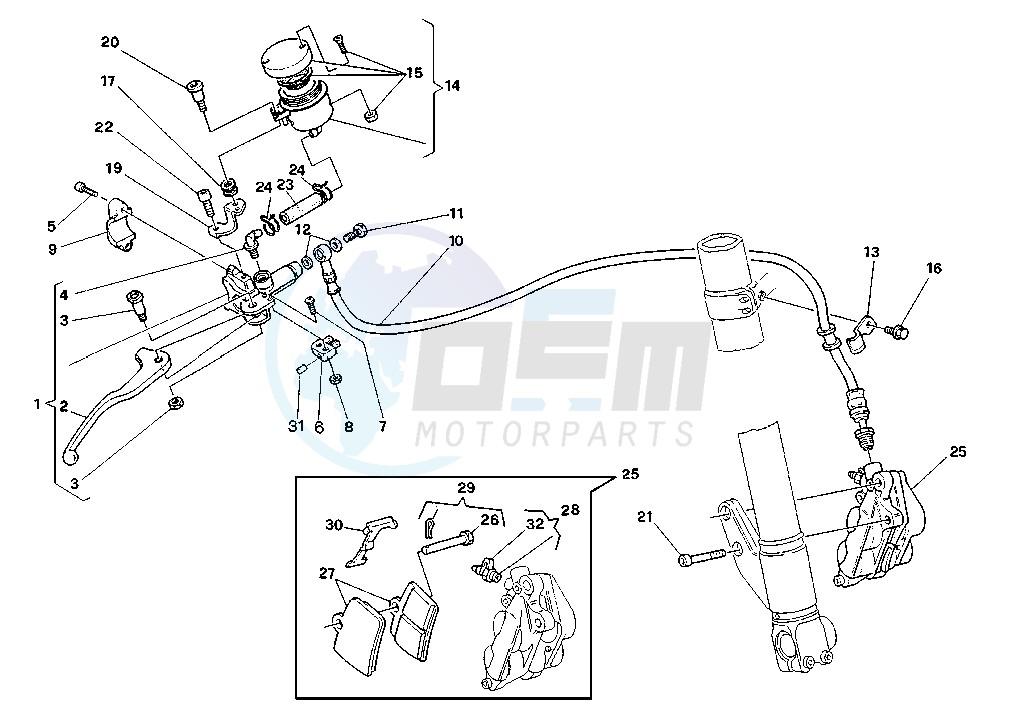 FRONT BRAKE SYSTEM image