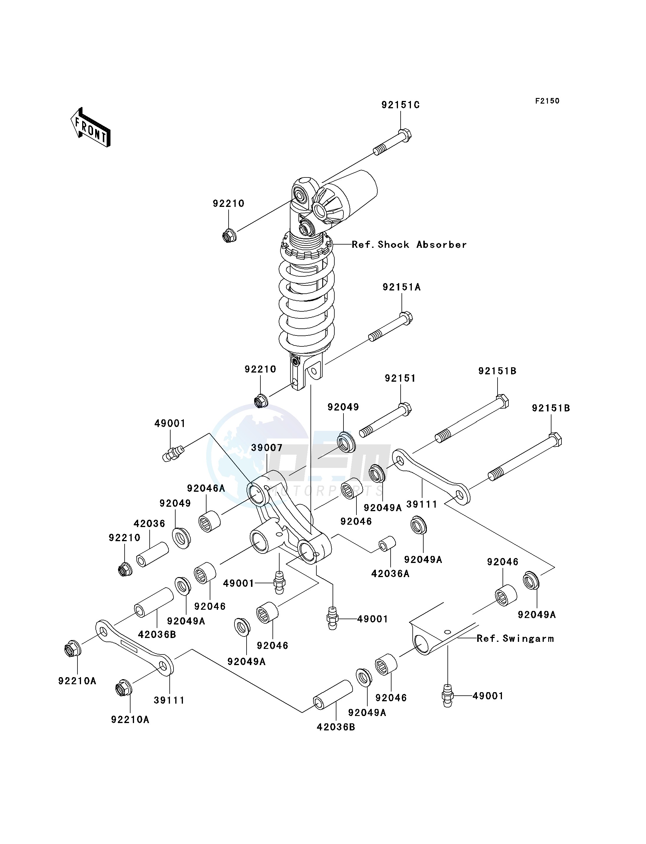 REAR SUSPENSION blueprint