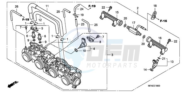 THROTTLE BODY blueprint