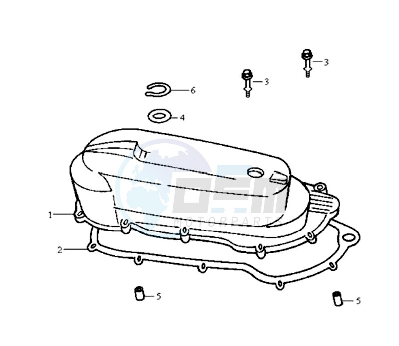 CRANKCASE COVER LEFT image