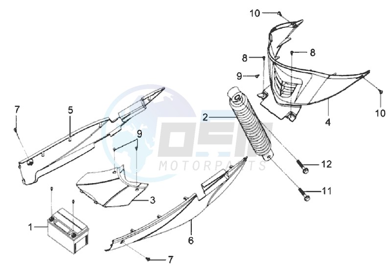 REAR SUSPENSION - COWLING image