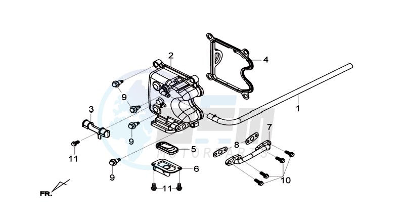 CYLINDER HEAD COVER blueprint