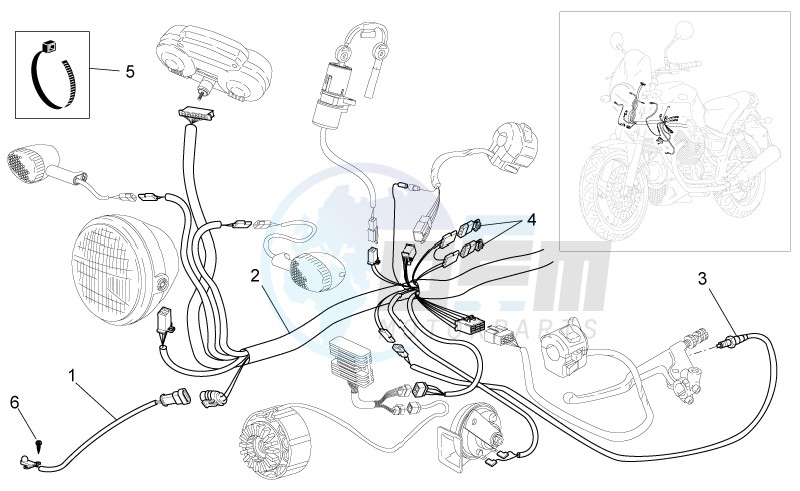 Front electrical system image