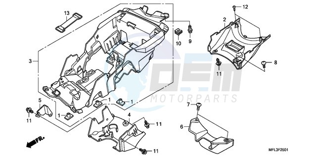 REAR FENDER (CBR1000RA) image