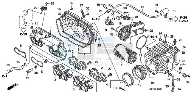 AIR CLEANER blueprint