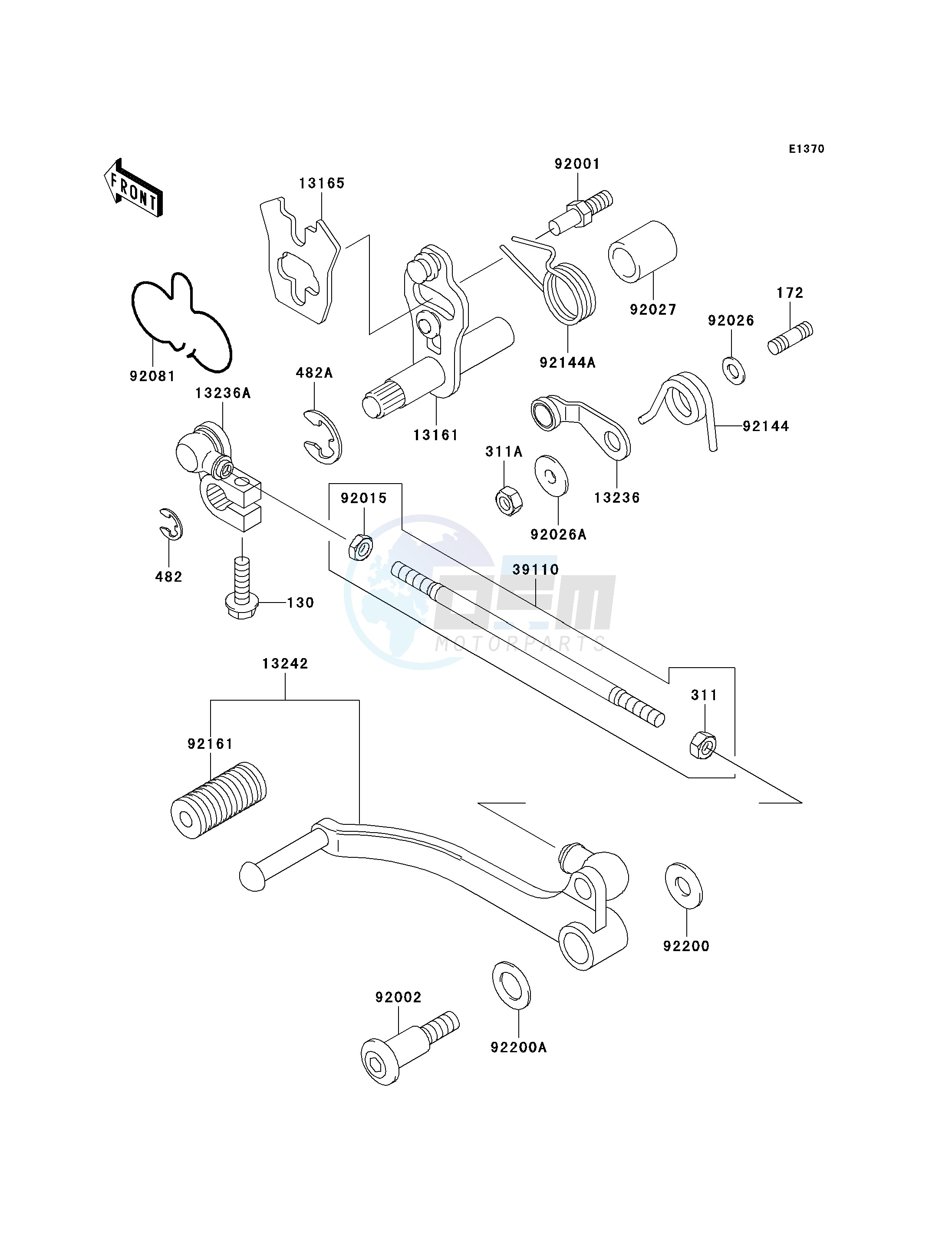 GEAR CHANGE MECHANISM image