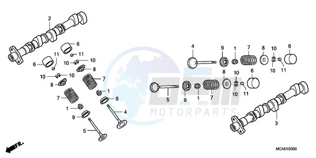 CAMSHAFT/VALVE blueprint