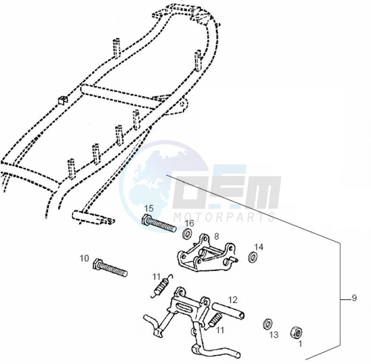 Central stand (Positions) blueprint