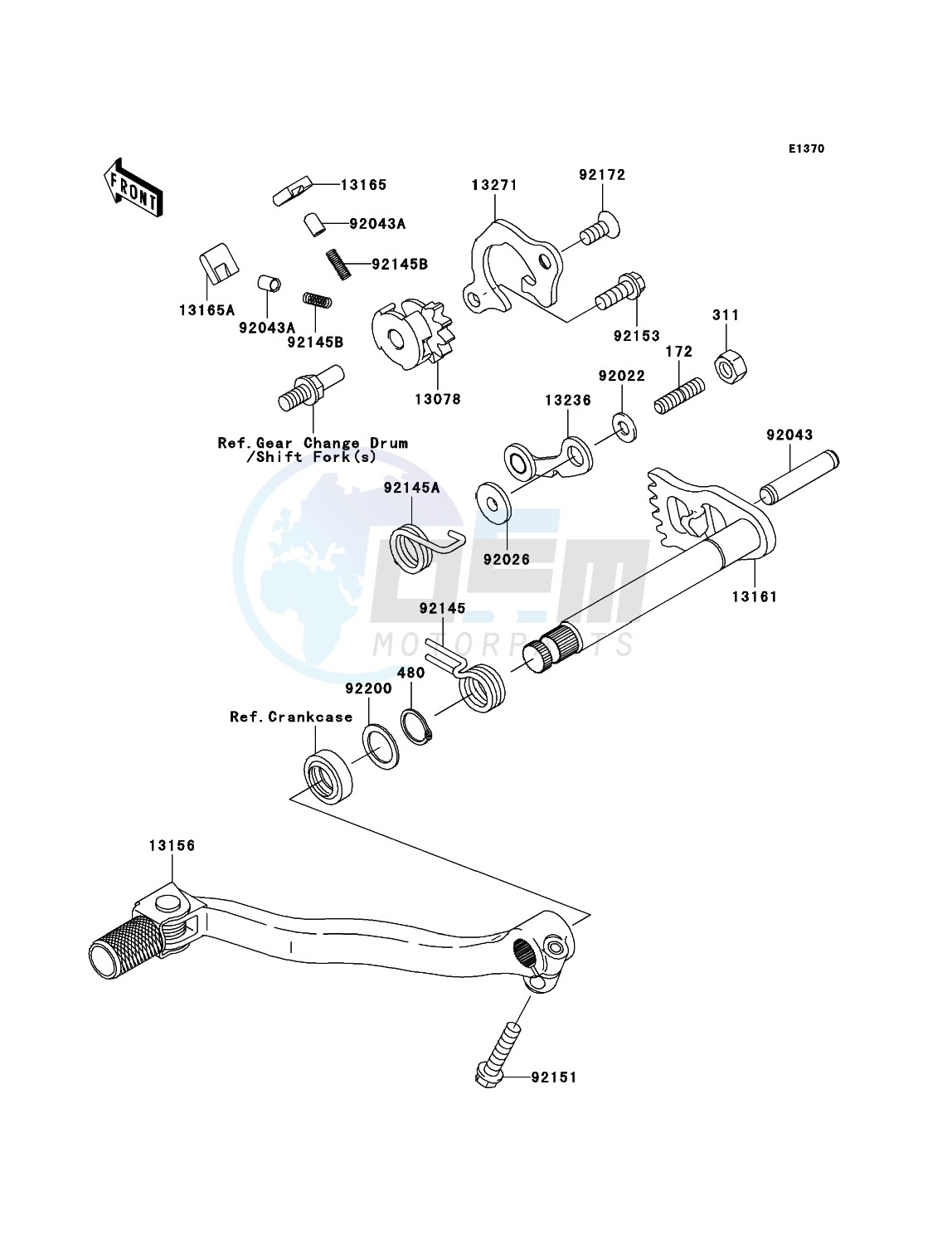 Gear Change Mechanism blueprint