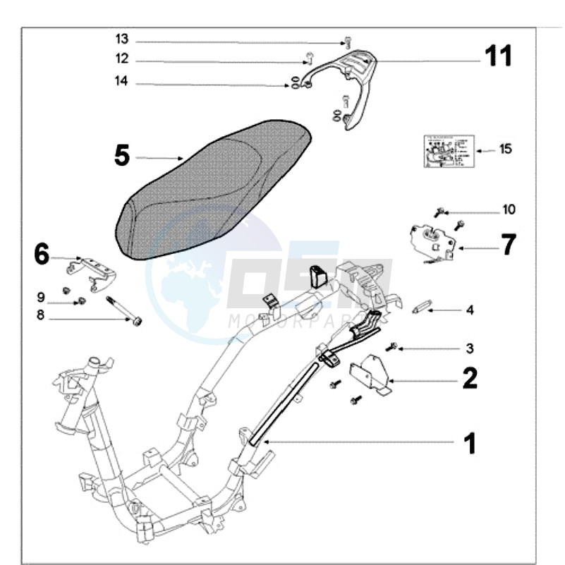 FRAME AND SADDLE blueprint