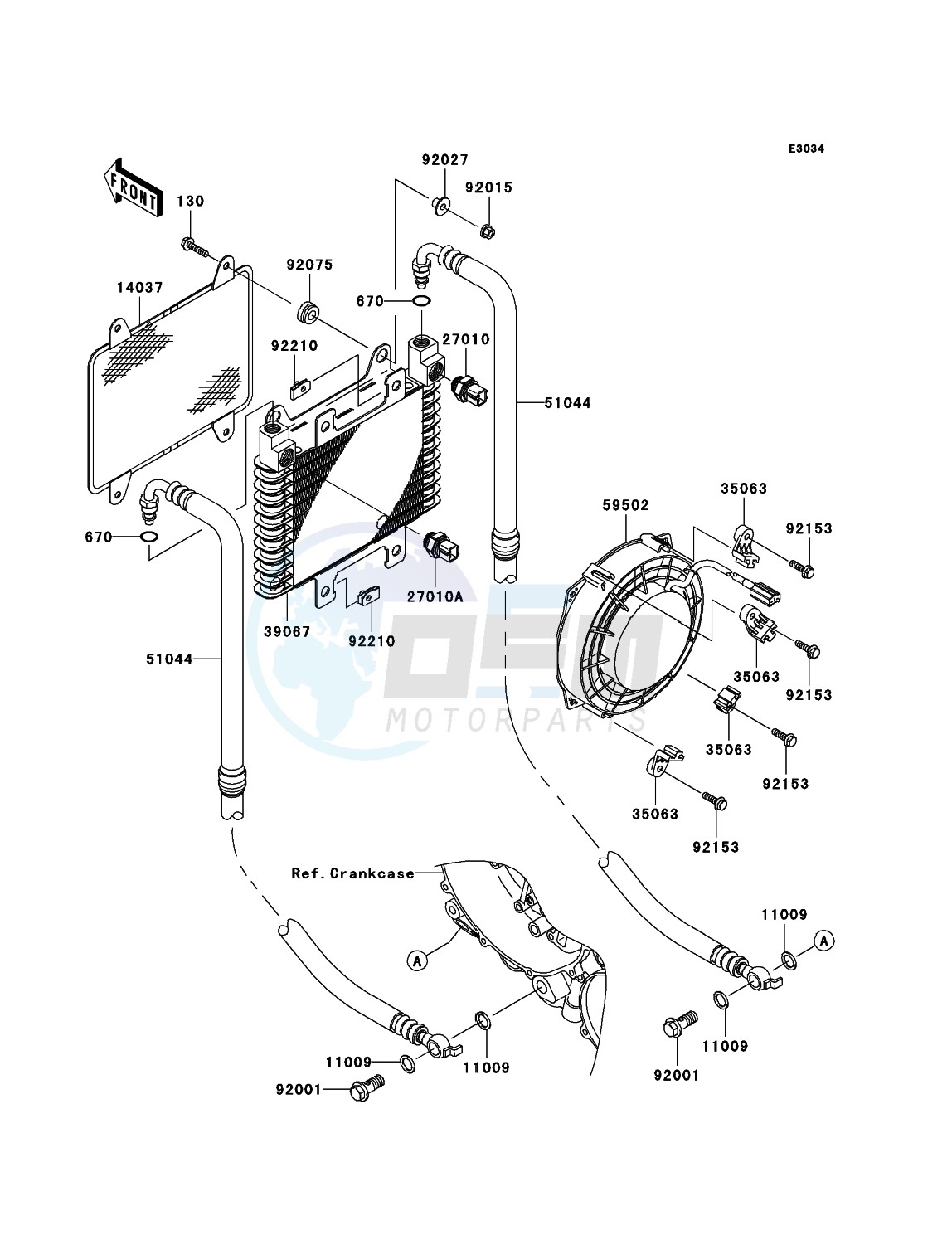 Oil Cooler blueprint