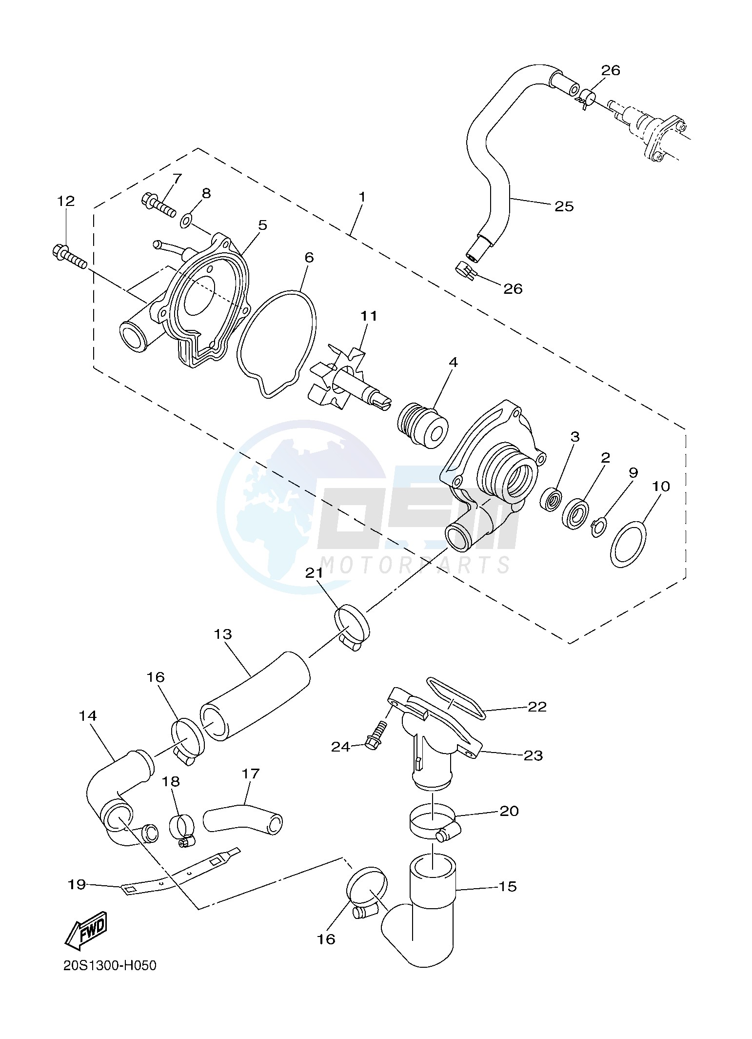 WATER PUMP blueprint