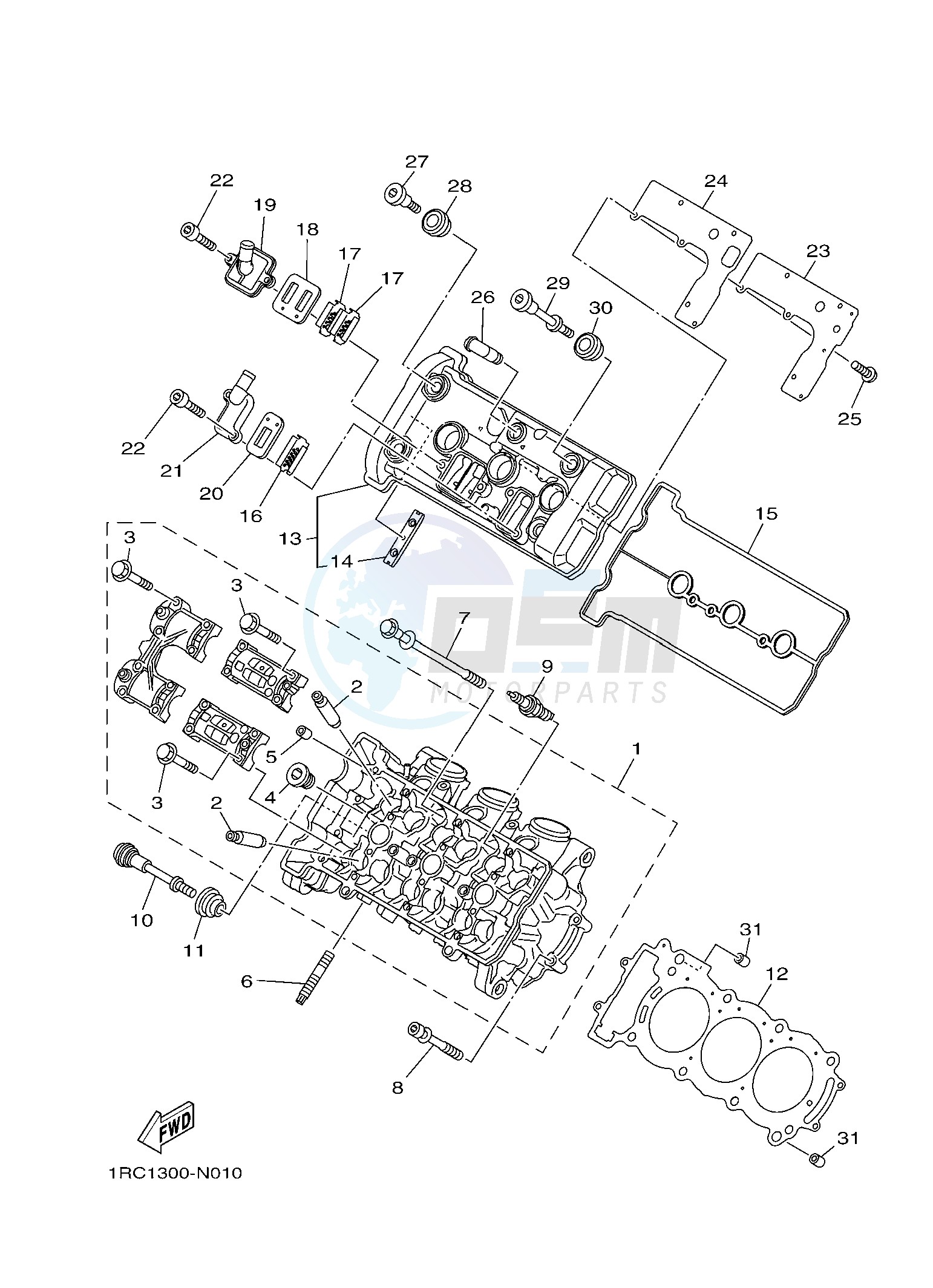 CYLINDER HEAD blueprint