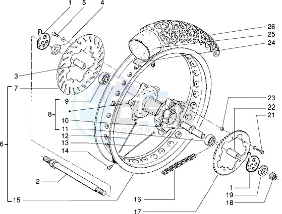 Rear Wheel blueprint