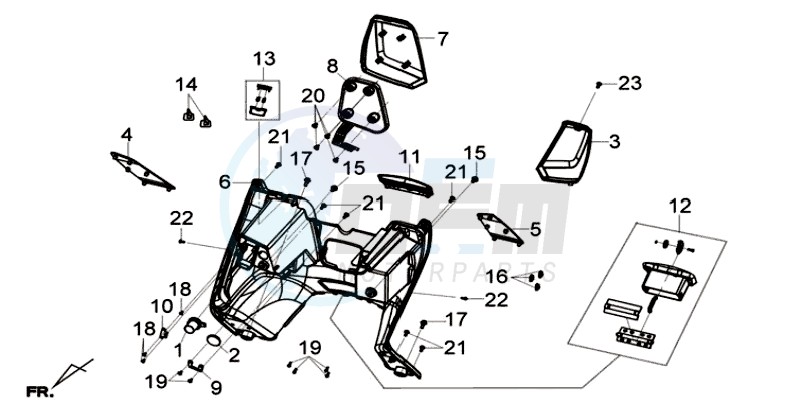 COWLING INNER FR PLATE image