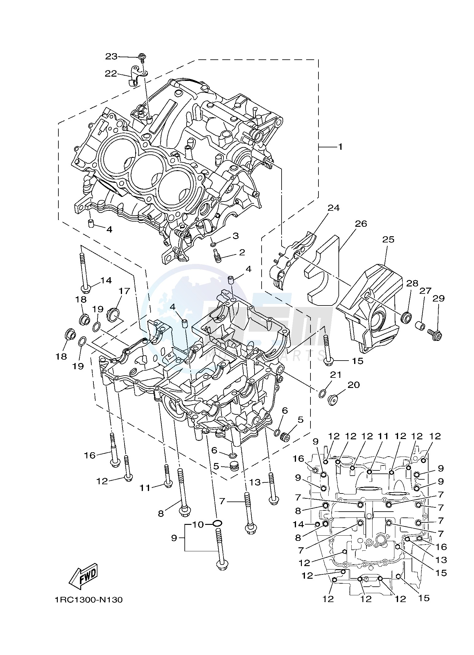 CRANKCASE blueprint