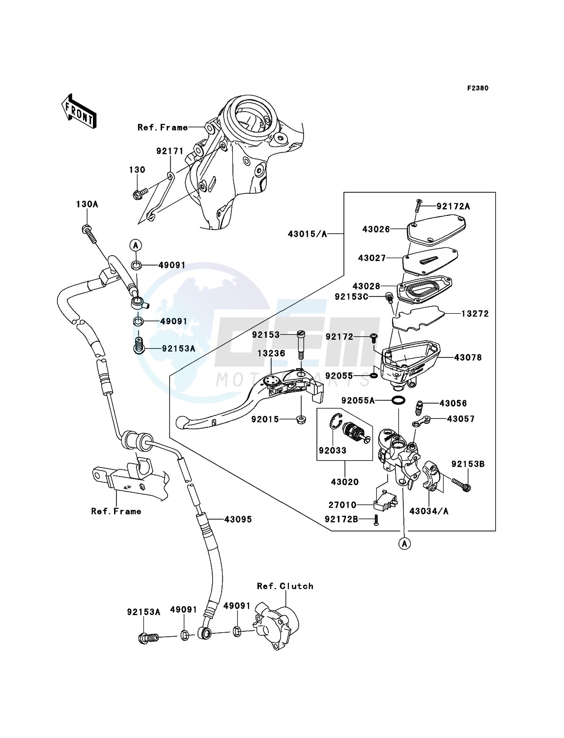 Clutch Master Cylinder blueprint