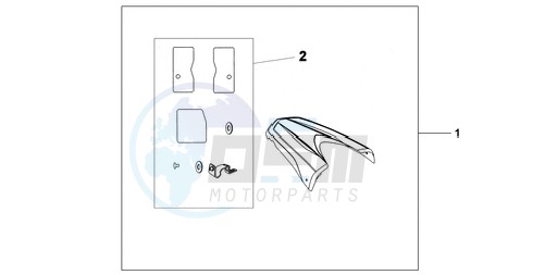 REAR SEAT COWL NH-A84P blueprint