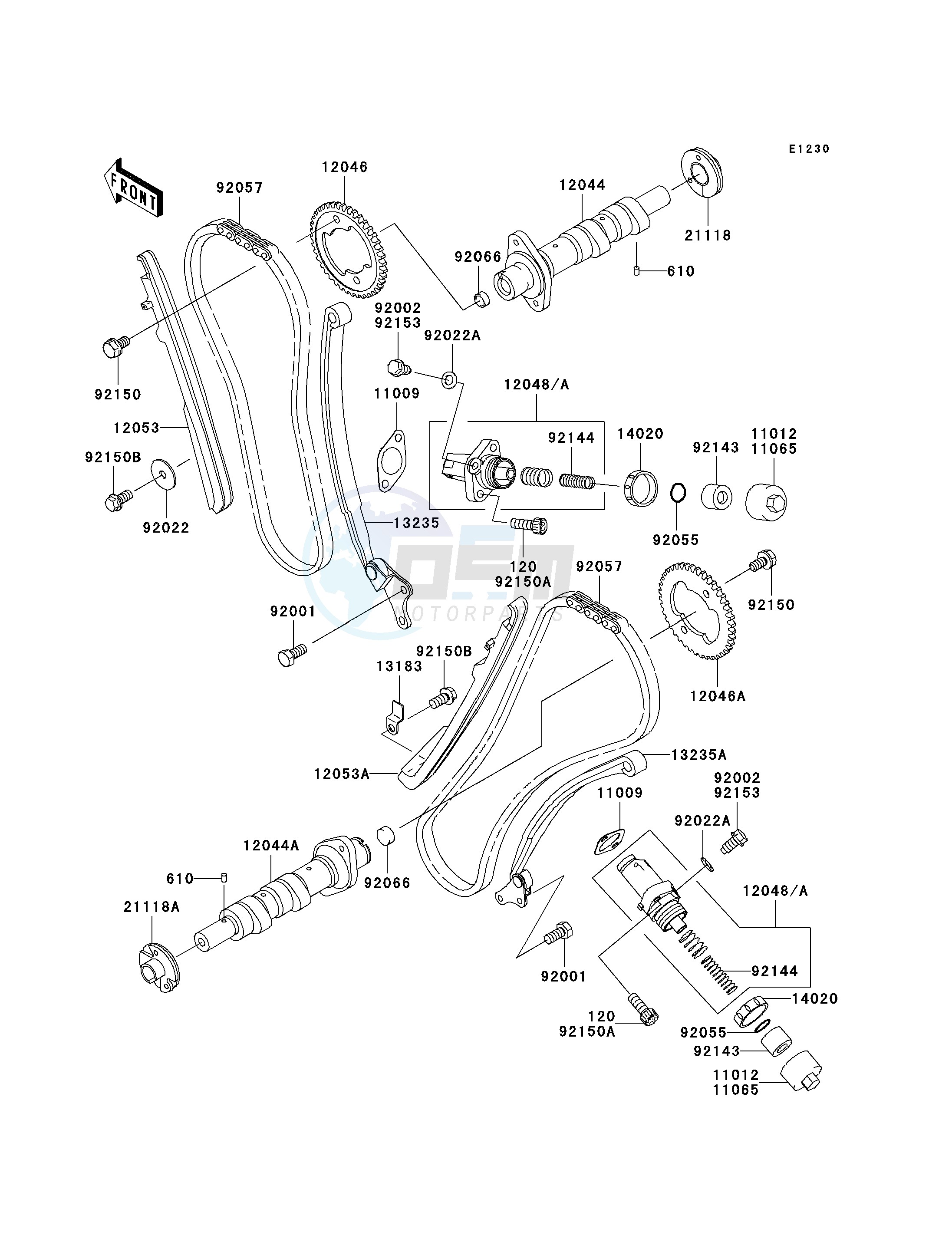 CAMSHAFT-- S- -_TENSIONER blueprint