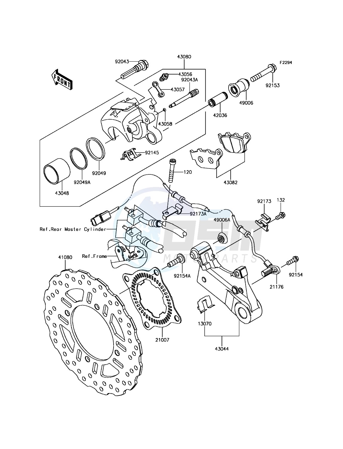 Rear Brake blueprint