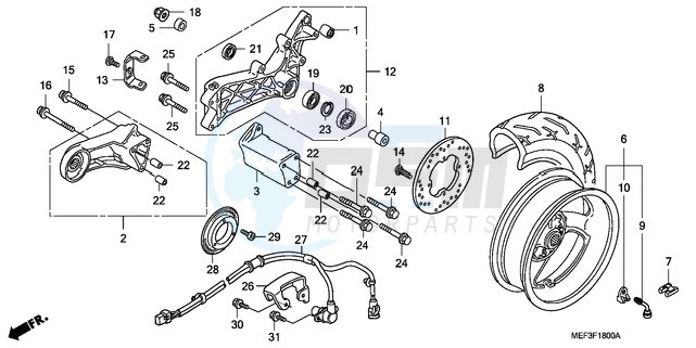 REAR WHEEL blueprint