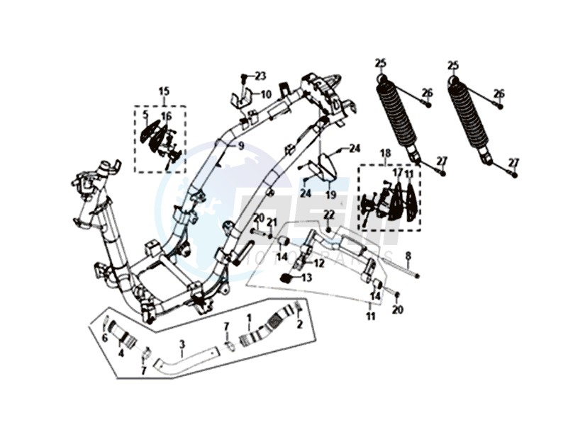 FRAME / ENGINE MOUNT image