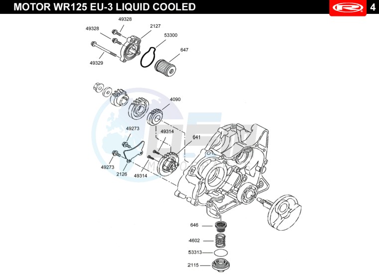 LUBRICATION SYSTEM blueprint