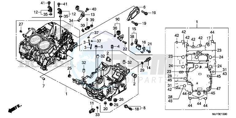 CRANKCASE blueprint