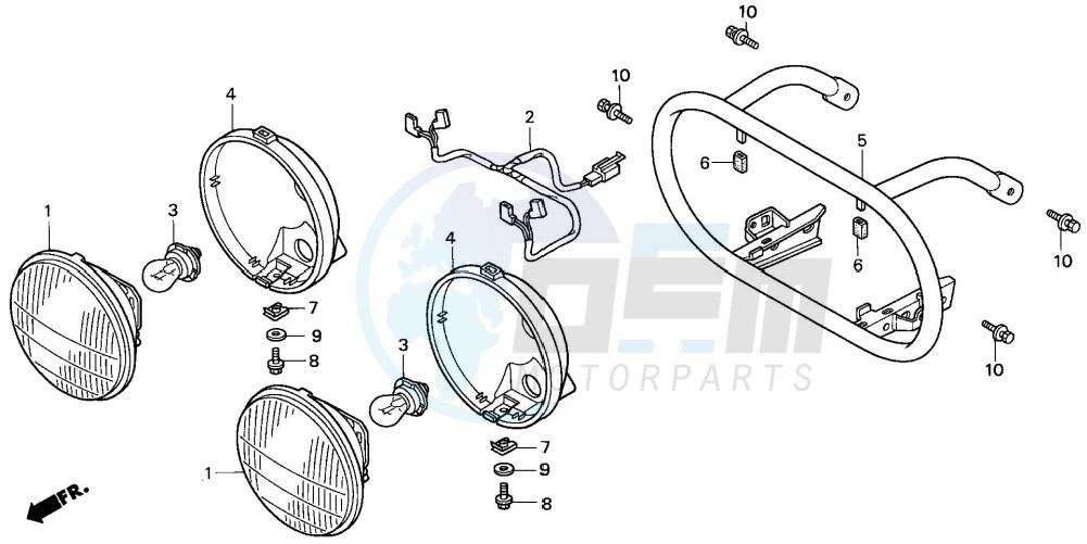 HEADLIGHT (2) blueprint