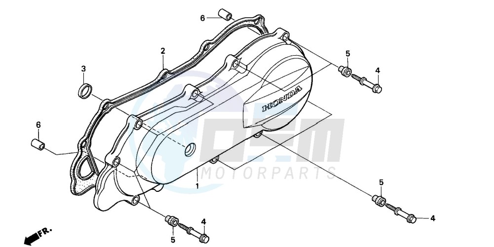 LEFT SIDE COVER blueprint