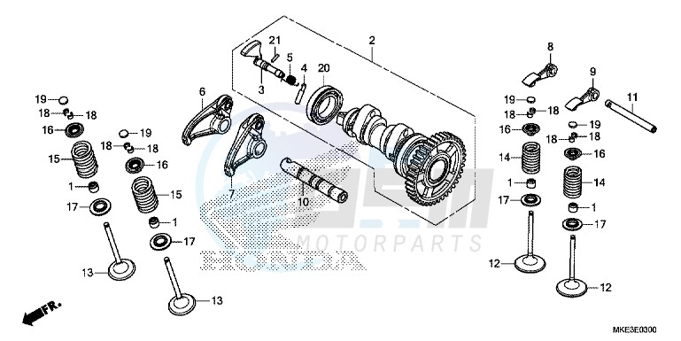 CAMSHAFT/VALVE blueprint