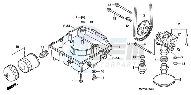 OIL PUMP blueprint