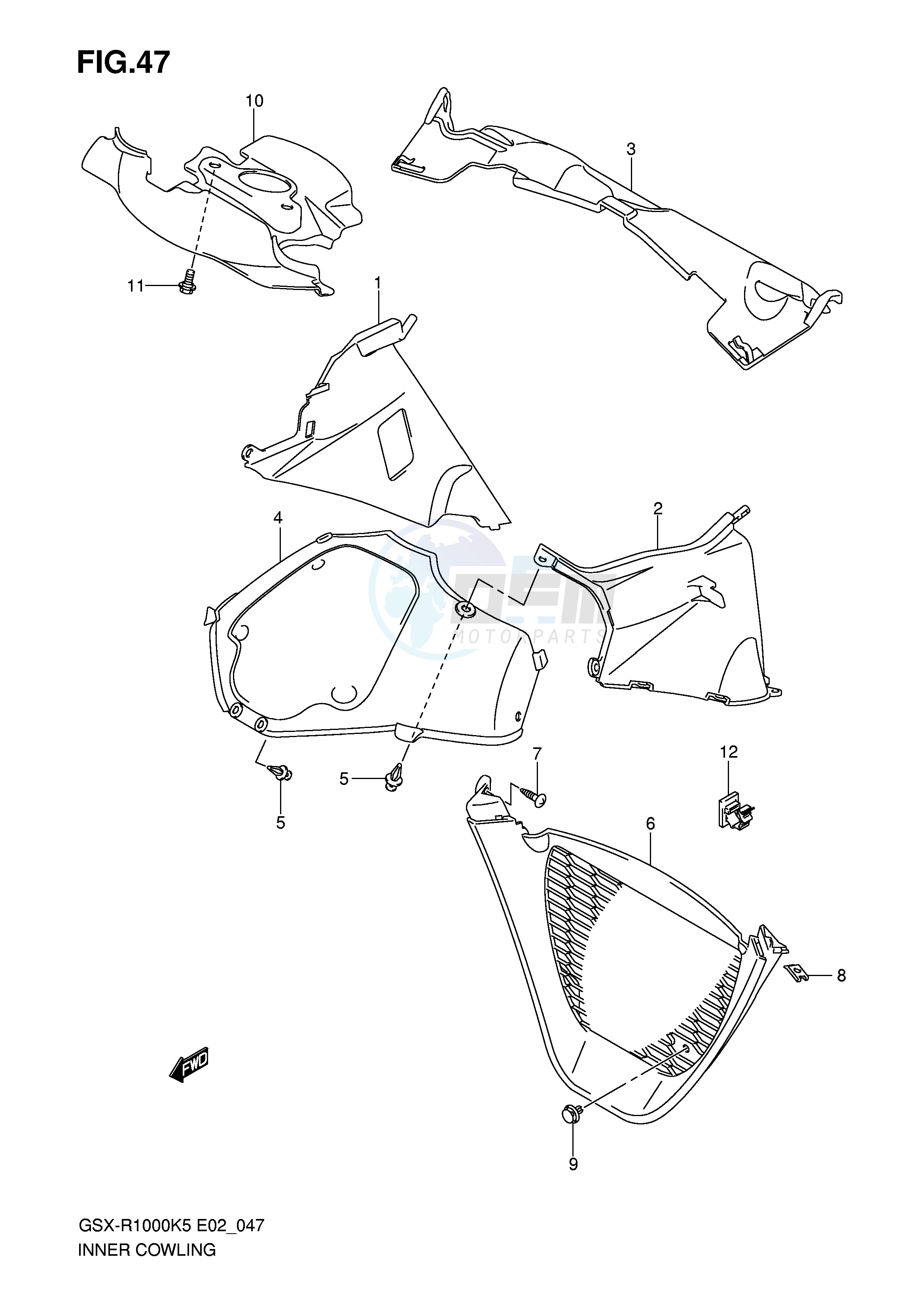 INNER COWLING image