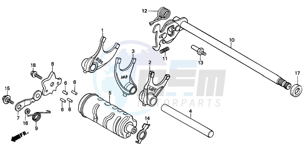 SHIFT DRUM blueprint