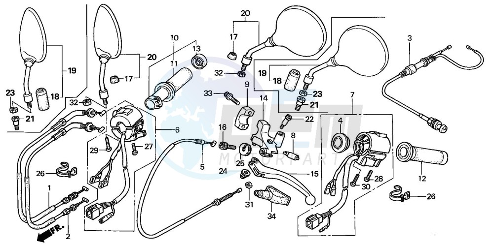 SWITCH/CABLE (VT750C1/C2/C3/CD3) blueprint