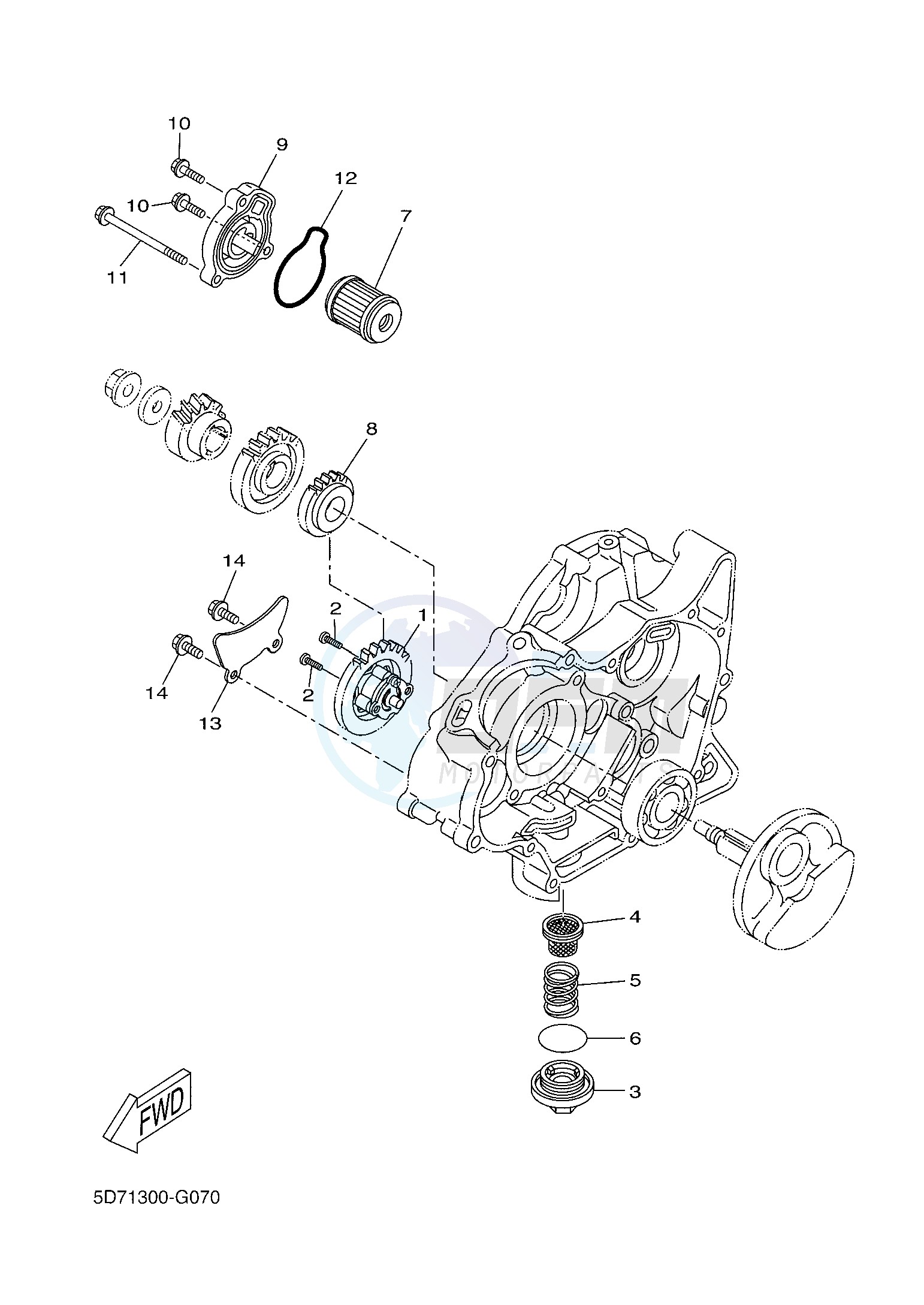 OIL PUMP blueprint