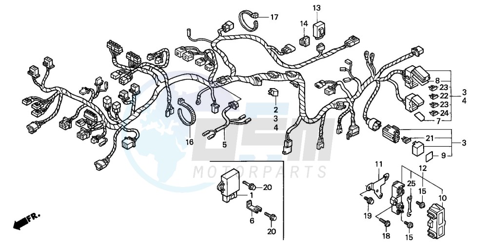 WIRE HARNESS (ST1100A) image