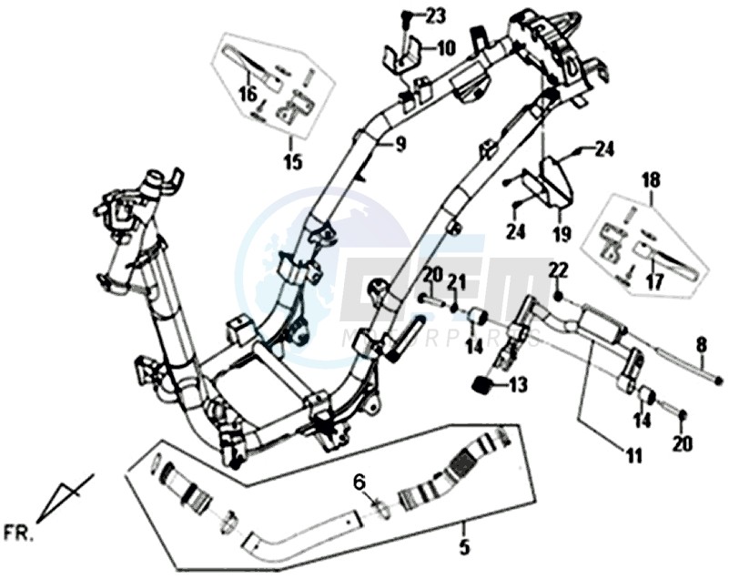 FRAME / ENGINE MOUNT image