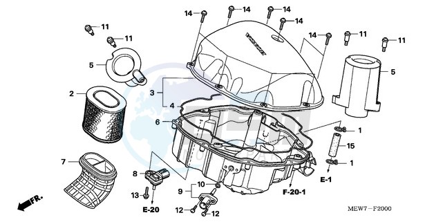 AIR CLEANER blueprint