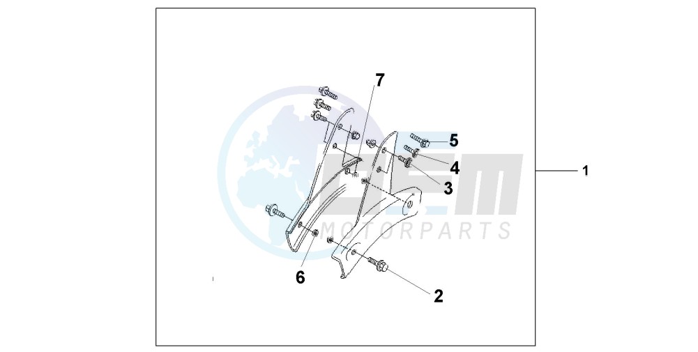 BACKREST STAY blueprint