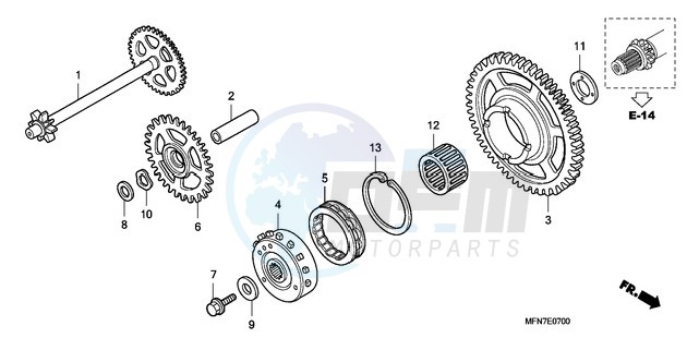 STARTING CLUTCH blueprint